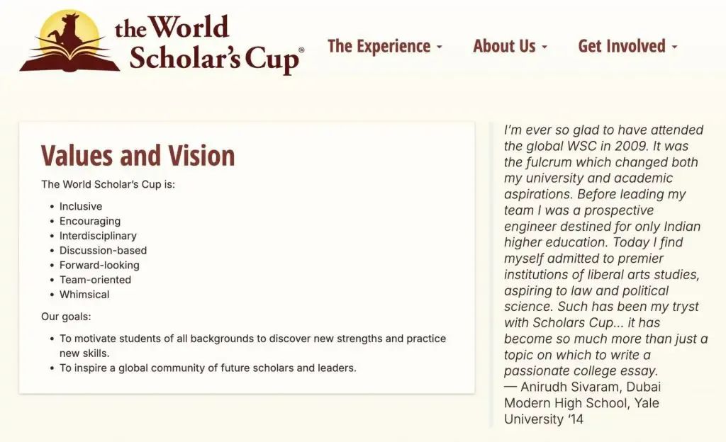 学术竞赛 World Scholar Cup (WSC)全方位解析！