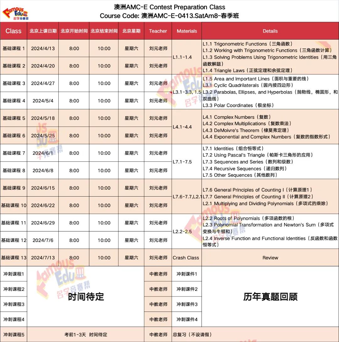 开课通知 | 澳洲AMC竞赛难度如何？2024年澳洲AMC又该如何备考？建议收藏！