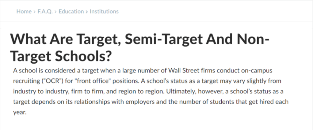 美国投行Target School List新鲜出炉，这几所学校竟然也入榜？