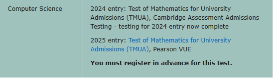 25fall注意！LSE调整TMUA考试要求，两大专业必考！