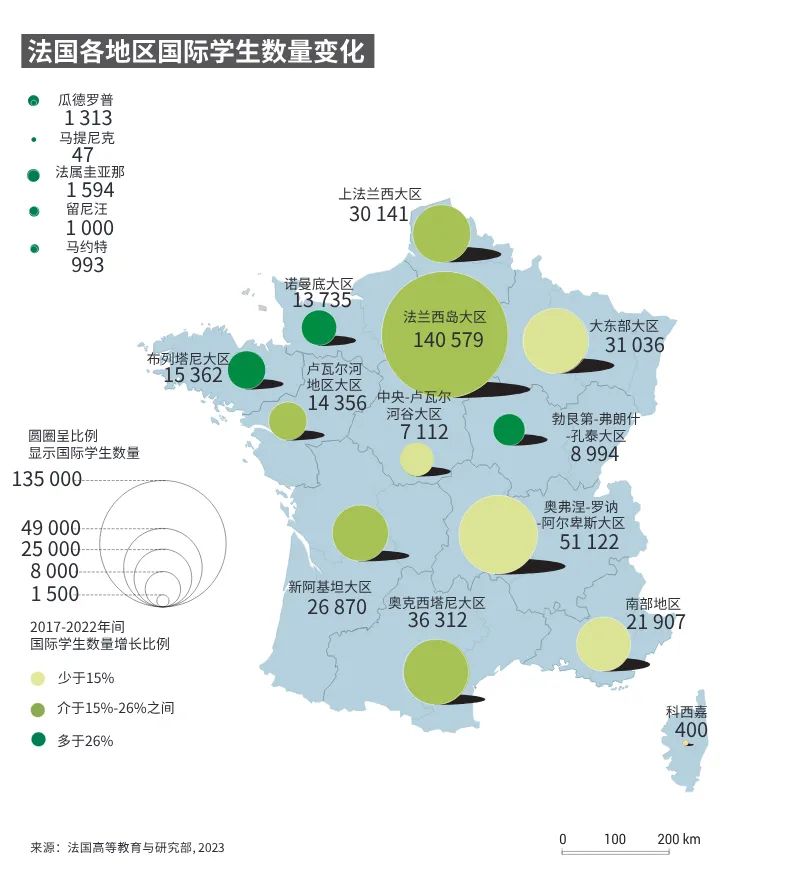 2024最新官方留学数据公布！法国留学生人数全球排名第六！