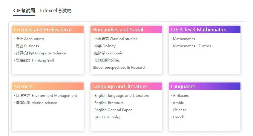 2024-2025年全日制ALevel脱产课程招生报名开启