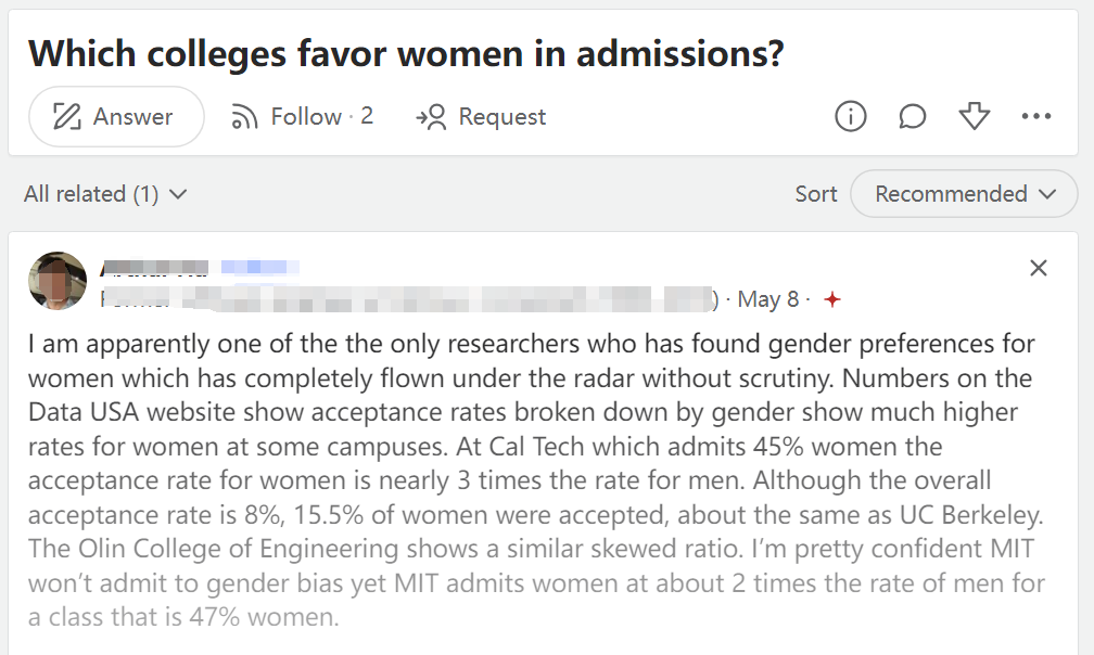 MIT/卡梅更“青睐”女生！你敢相信美本录取还有性别偏好？