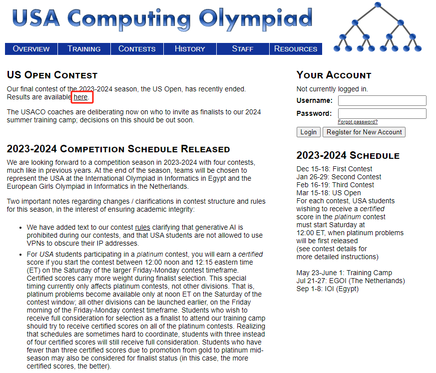 20242025赛季USACO竞赛考试时间是什么时候？USACO竞赛如何报名？ 国际教育联盟