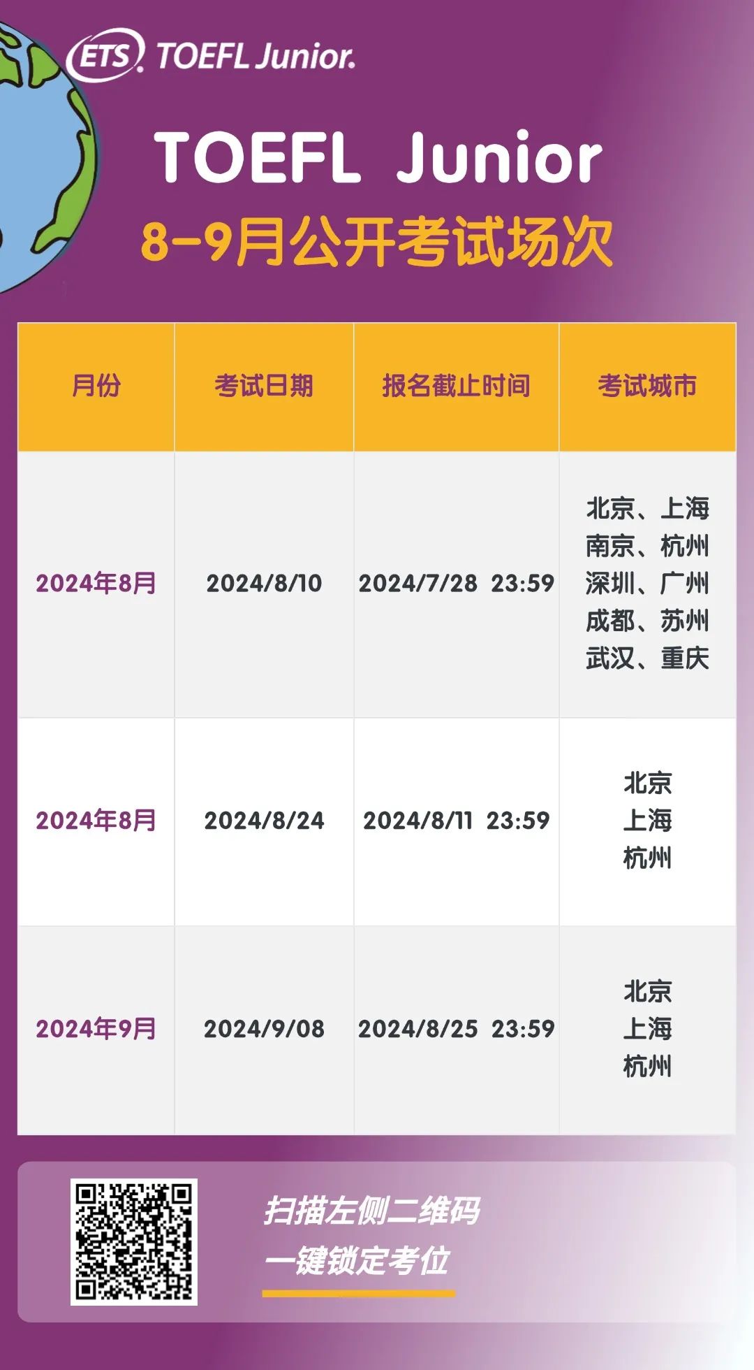 小托福暑期考试日历出炉，暑期报考优惠等你来领！