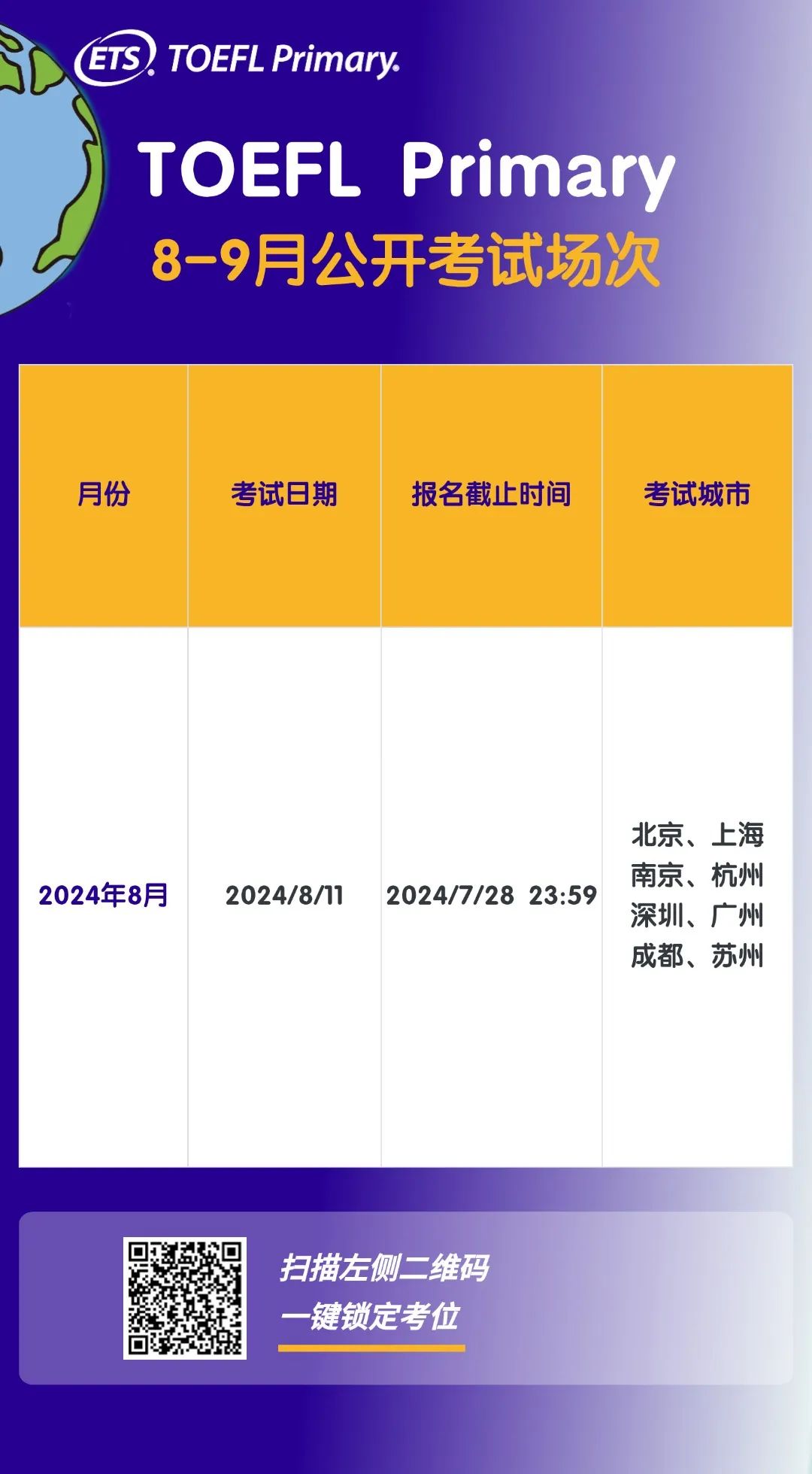 小托福暑期考试日历出炉，暑期报考优惠等你来领！