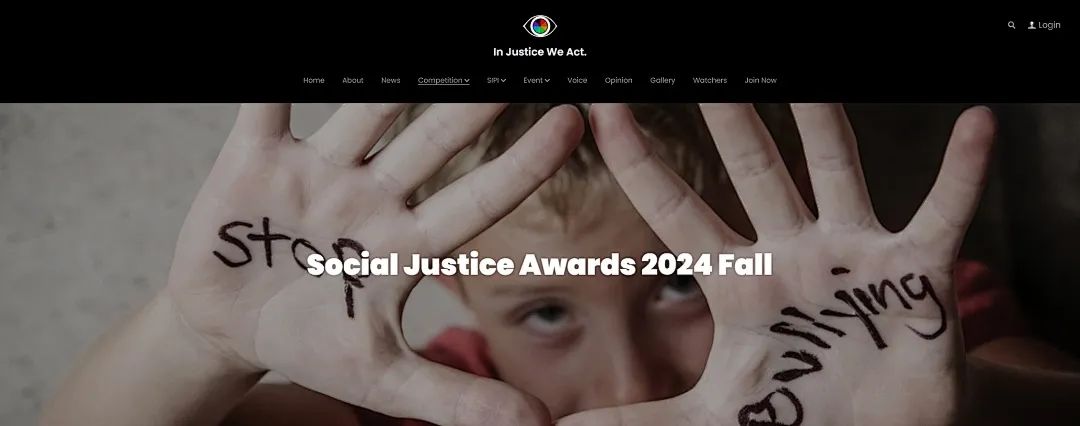 Social Justice Awards秋季赛开题！社会正义，等你发声！