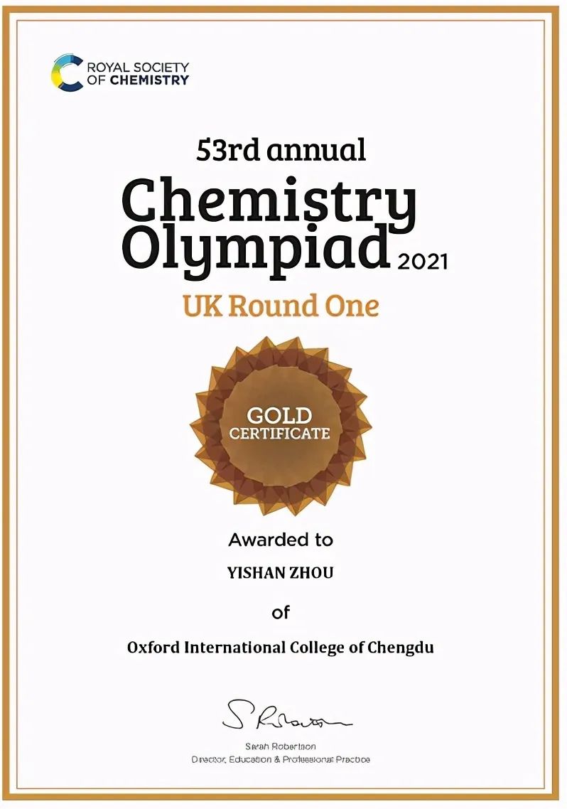 最新消息！UKChO英国化学竞赛考试时间公布！附官方UKChO英国化学竞赛备考指南！