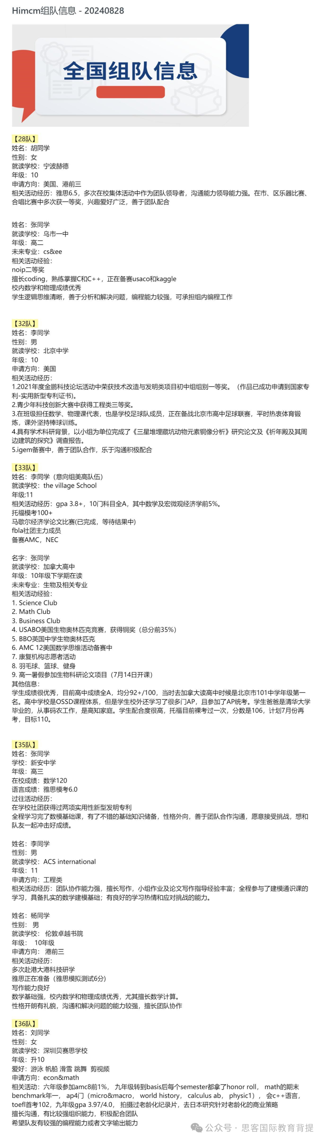 哪些专业方向的学生可以参加HiMCM?附机构HiMCM最新组队信息及辅导课程介绍