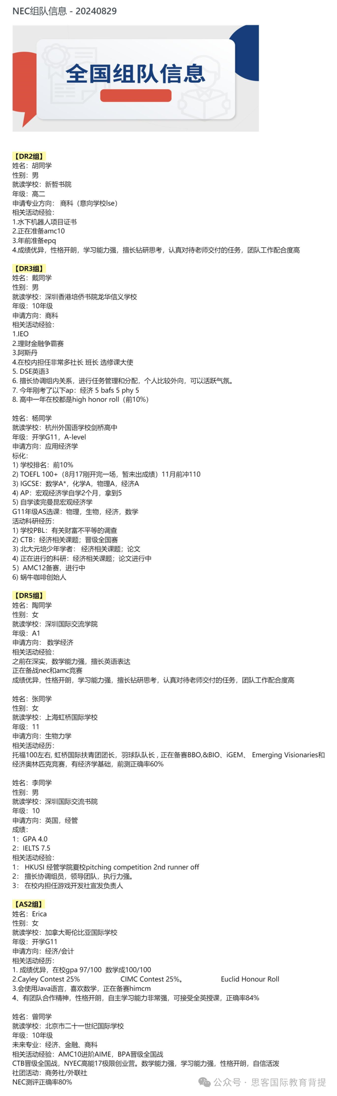 NEC竞赛的赛事流程是什么？附NEC竞赛最新组队信息及辅导培训推荐