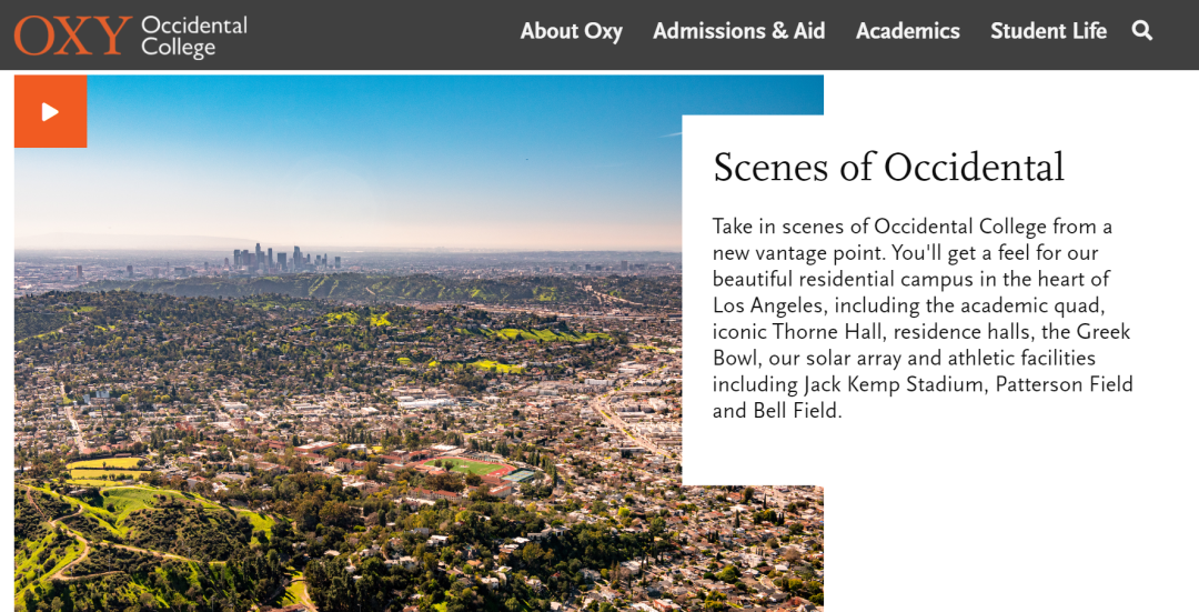 Green Deer 学校库｜Occidental College 西方学院
